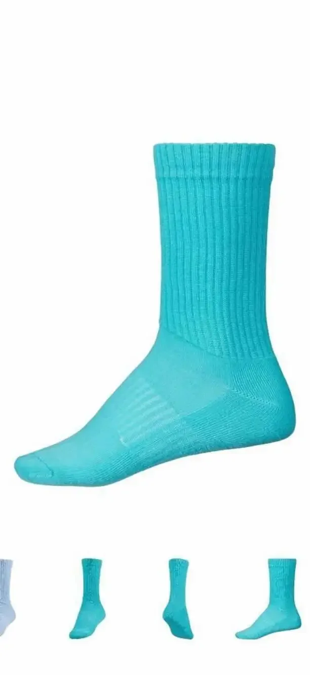 3-Pack Mens Crew Socks Bright Colors Sz L 8-13